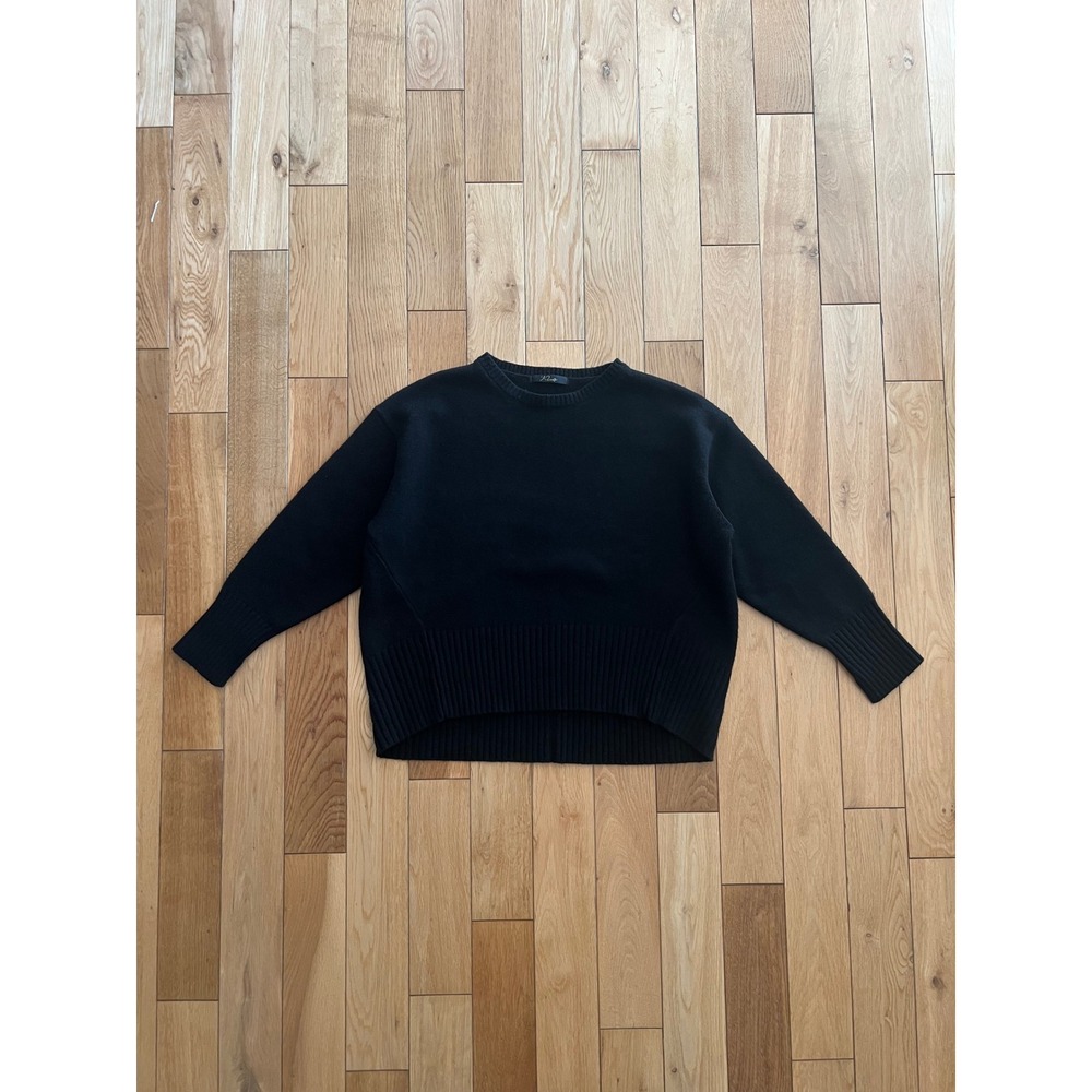 Urban Research Rosso Japan Women's 100% Wool Knit Sweater Black Free Size
